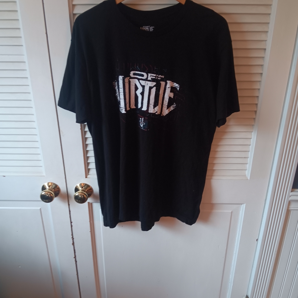Of Virtue Omen Album Black Graphic Men's T-Shirt